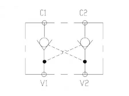 MPCA Двусторонний гидрозамок