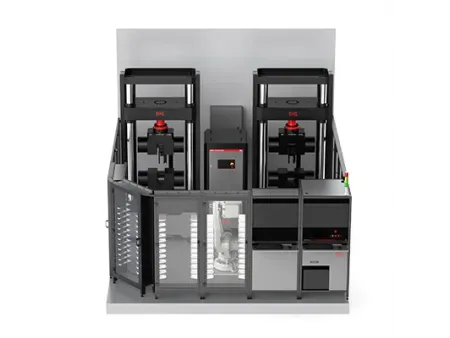 Роботизированная система для испытаний арматуры на растяжение