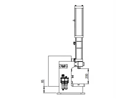 Пуклевочный пресс (8-тонный, настольный, С-образная рама)