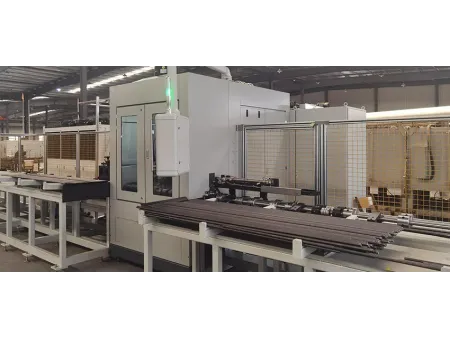 Горизонтальный индукционный закалочный станок