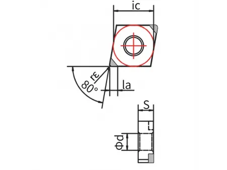 Токарные PCBN пластины типа CNGA