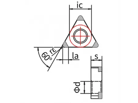 Токарные PCBN пластины типа TNGA
