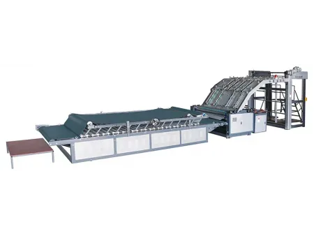 Полуавтоматическая машина для ламинирования гофрокартона (с подъемным механизмом)