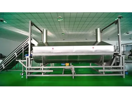 Конвейерная фритюрница для обжарки орехов  (Фритюрница непрерывного действия)