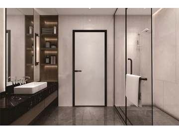 Алюминиевая дверь в ванную комнату Slim Line, GDM55A