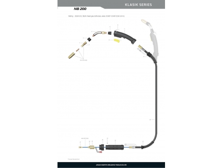 Сварочная горелка MIG/MAG NB200