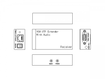 Удлинитель-разветвитель VGA 1X1