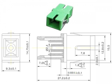 Оптические адаптеры SC/LC/FC/ST/MU/D4/DIN