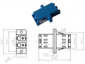 Оптические адаптеры SC/LC/FC/ST/MU/D4/DIN