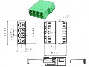 Оптические адаптеры SC/LC/FC/ST/MU/D4/DIN