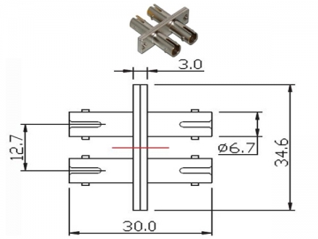 Оптические адаптеры SC/LC/FC/ST/MU/D4/DIN