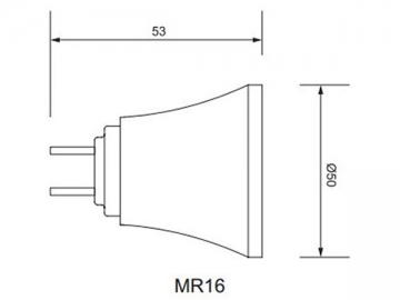 Светодиодные лампы для точечных светильников  MR16