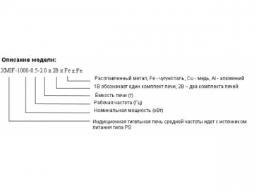 Индукционная тигельная печь с ИПСЧ серии PS для плавки стали