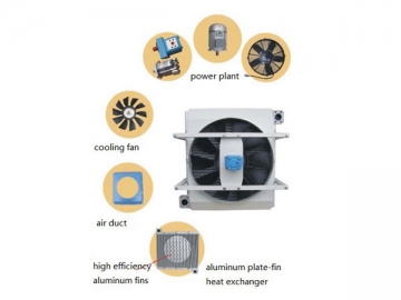 Комплекты радиатор с вентилятором, Маслоохладители, Воздушно-масляные теплообменники