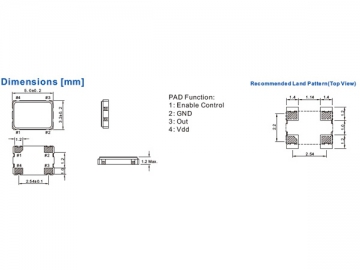 Кварцевые генераторы 5032 SMD