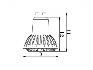 Светодиодные точечные лампы GU10 OSRAM