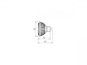 Светодиодные точечные лампы MR16 COB