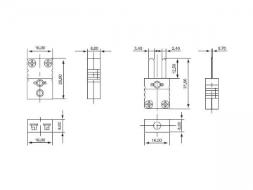 <strong>Разъемы для термопар</strong>