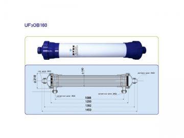 Мембранный модуль ультрафильтрации UF3OB160