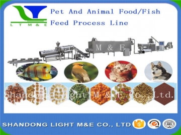Техническая линия для производства сухого корма для собак, котов, рыб и птиц