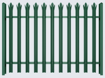 Штакетный металлический забор