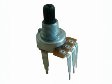 Резистор переменный  WН171 (с пластмассовым валом, 17 мм)