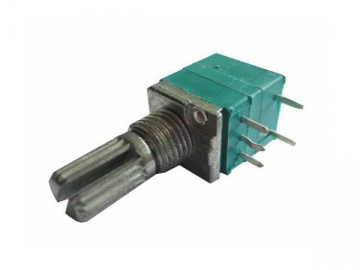 Резистор переменный с выключателем WH9011AK (9 мм, 500 Ом)
