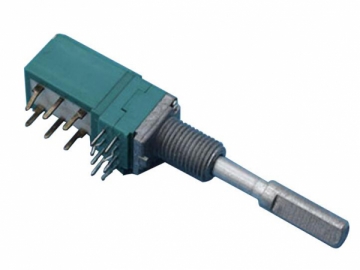 Резистор переменный с выключателем WH9011AK (9 мм, 500 Ом)